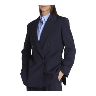 Max Mara Blazers, female, Blue, Size: 2XS Veloce Blazer