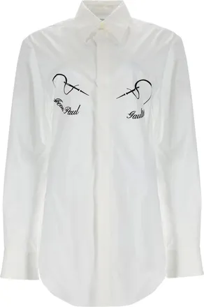 Jean Paul Gaultier Donna, Camicette, Bianco, S, new