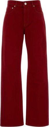 Ami Jeans, Dames, Rood, W26, Wide Jeans