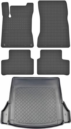 OEM Juego De Alfombrillas De Goma Para Coche Y Maletero Para Mercedes Cla Ii C118 Coup&eacute; Desde Mayo De 2019