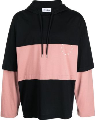 Études Studio Pave Europa organic-cotton hoodie - men - Organic Cotton - S - Black