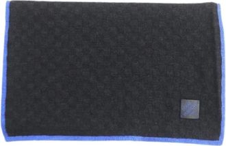 Louis Vuitton Pre-owned Stole - Heren - Vintage Accessoires - Blauw - ONE Size - Wol - Vintage