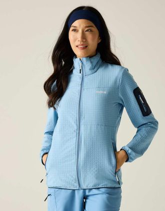Regatta Ralina - Top midlayer leggero in denim slavato con zip-Blu