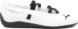 Puma Witte Elastische Banden Platte Sneakers - Dames - Ballerinas - Wit - 41 EU - Schoenen