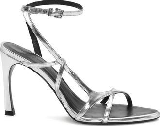 Rotate Sandali con cinturini in pelle - Argento