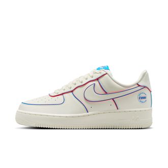 Nike Womens Air Force 1 07 WNBA 30th Shoes in White | IR1968-133