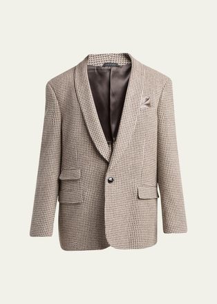 Giorgio Armani Mens Heritage Shawl-Lapel Sport Coat