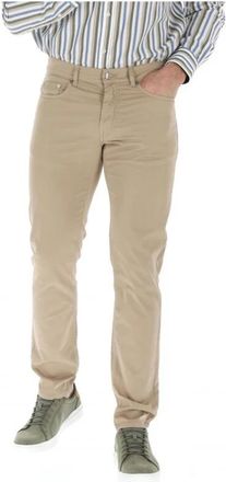 Harmont & Blaine Broek 5 Zakken Comfort - Heren - Chinos - Beige - 2XL - Katoen - Broeken