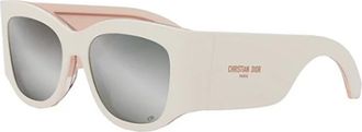 Dior Zonnebril - Dames - Zonnebrillen - Wit - 54 MM - Accessoires