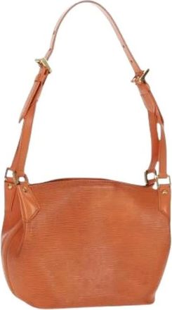 Louis Vuitton Pre-owned Shoulder Bags, female, Orange, Size: ONE SIZE Pre-owned Leather Shoulder Bag