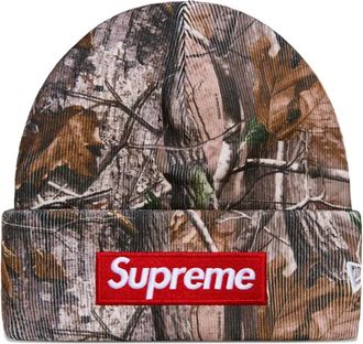 SUPREME x New Era Berretto con logo - Marrone