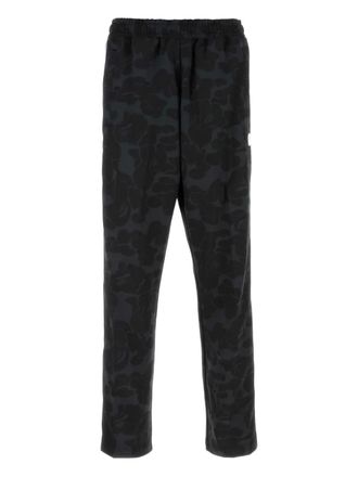A Bathing Ape Pantaloni sportivi con stampa camouflage - Nero