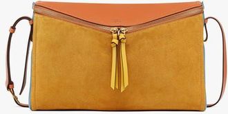 MCM Large Diamant 3D Shoulder Bag in Suede and Calf Leather in Multi at Nordstrom