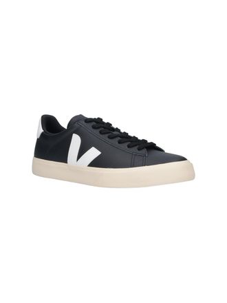 Veja Leather Low-Top Sneakers - Black