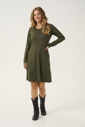 Culture Jurk Feminine olive