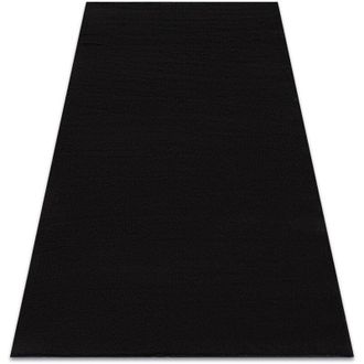 RugsX Rugsx - Alfombra De Lavado Moderna Lindo Negro, Antideslizante, Peluda Black 200x290 Cm