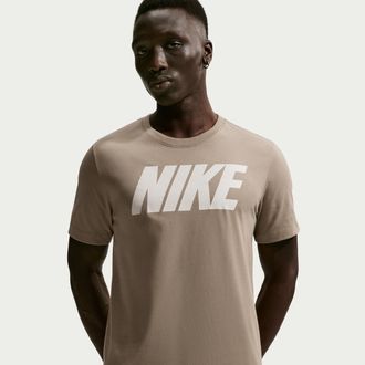 Nike Mens Nike Sportswear T-Shirt in Brown | DX1981-247