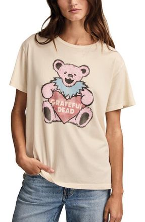 Lucky Brand Grateful Dead Valentine Bear Cotton Graphic T-Shirt in Eggnog at Nordstrom, Size Medium