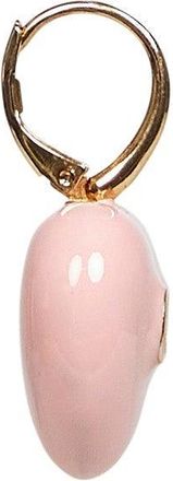 Valentino Garavani Womens Earrings Coeur Royal Pink Enamel Other Materials