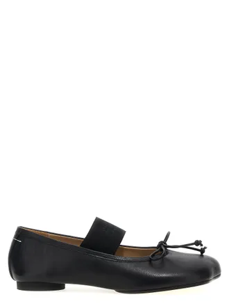 Maison Margiela Anatomic Flat Shoes Nero-Donna