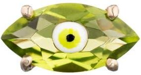 Bea Bongiasca Eye Single Stud Earring in Lime Green at Nordstrom