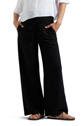 Ripe Marlow Shirred Pant in Black at Nordstrom, Size Xx-Large 30 Au