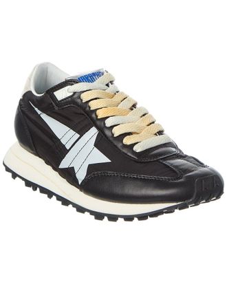 Golden Goose Running Marathon M77 Nylon & Leather Sneaker