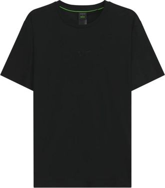 HUGO BOSS T-shirt - Heren - T-shirts - Zwart - XL - Katoen - Tops