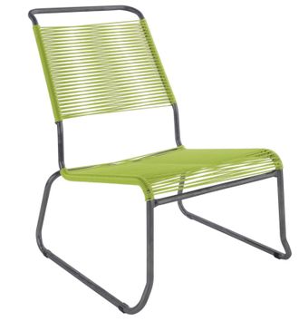 Schubiger M&ouml;bel Spaghetti-Kufen-Lounger-Hochlehner S&auml;ntis