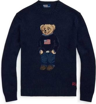 Polo Ralph Lauren Vesta Ronde Hals Trui - Heren - Ronde hals truien - Blauw - 2XL - Katoen - Truien & Vesten