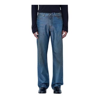 Our Legacy Straight Jeans, male, Blue, Size: W34 Carlson Cut Jeans