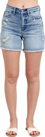 Judy Blue High Waist Shorts In Blue