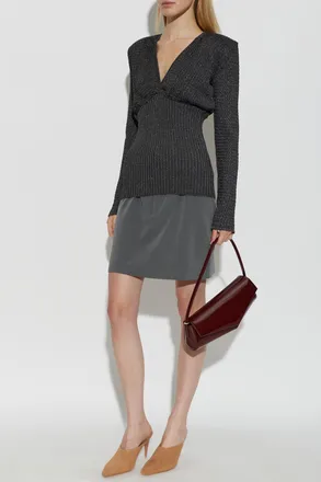 Akep Top With Lurex Thread, Womens, Grey