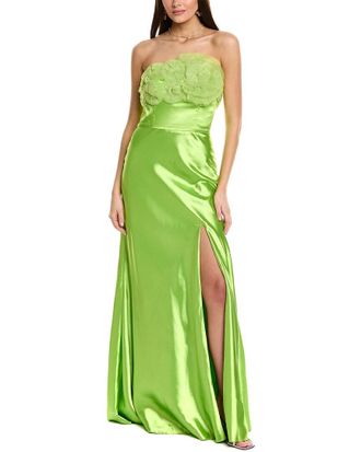 Rene Ruiz Satin Gown