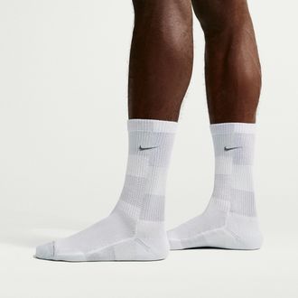 Nike Unisex Everyday Elevated Crew Socks (1 Pair) in White | IQ5088-100