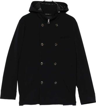 Montecore jas met dubbele rij knopen en capuchon
