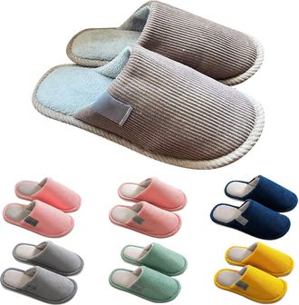 Generic Home Wear Matching House Slippers Daily Winter Slippers Simple Home Slipper Cozy Bedroom Footwear Outdoor Leisure Slides For Comfort & Relaxation Soft