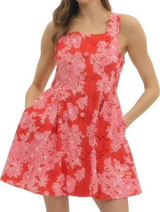Entro Sweet Talkin Mini Dress In Red