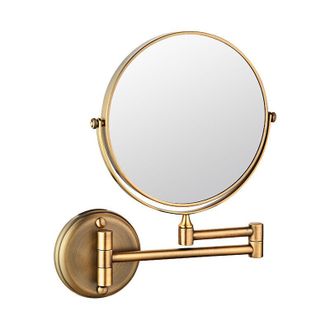 OEM Espejo De Ba&ntilde;o Giratorio De Doble Cara De 6 Pulgadas Para Montaje En Pared, Plegable Y Retr&aacute;ctil, Con Aumento De 5x (antiguo)