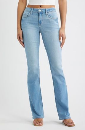 YMI Jessie Mid Rise Bootcut Jeans in Light Blue at Nordstrom, Size 13