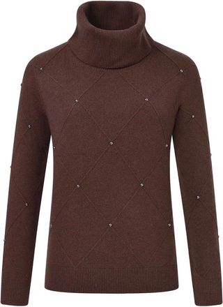 HV Polo HVS Pullover - Dames - Truien - Bruin - Maat: 2XL