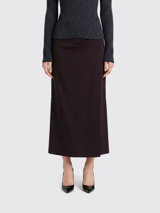Victoria Beckham Gonna tubino midi in pura lana con chiusura posteriore