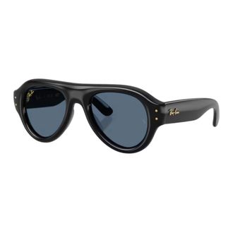 Ray-Ban Rb4925 Aviator Puffer Zonnebril - Dames - Accessoires - Zwart - Maat: 52 MM