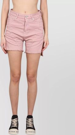 Rick Owens denim knee-length shorts