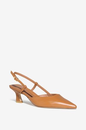 Stuart Weitzman Slingback-Pumps aus Glattleder Vinnie 50