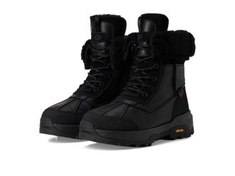 UGG Adirondack Boot XXV 1170591-BLK Womens Black Leather Waterproof ZOGG3576