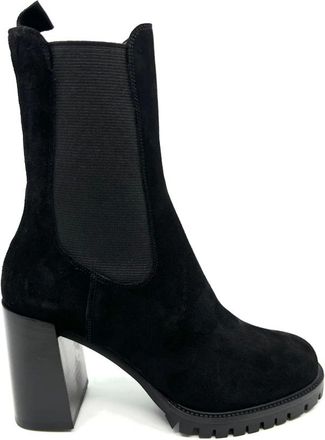 Fratelli Rossetti Schoenen, Dames, Zwart, 37 EU, Chelsea Laars met Hak