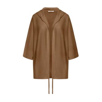 Max Mara Truien & Vesten, Dames, Bruin, M, Bruine Gebreide Kleding Aw 25 Stijlvolle Trui