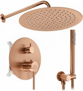 Rea Conjunto De Ducha Empotrado Rea Js-7029brg Brush Copper