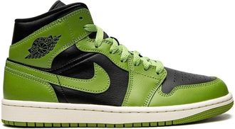 Nike Jordan Air Jordan 1 Mid Altitude Green sneakers - women - Other fibres - 10.5 - Black